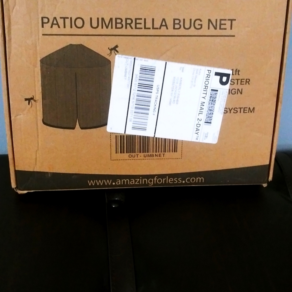 Patio table bug net